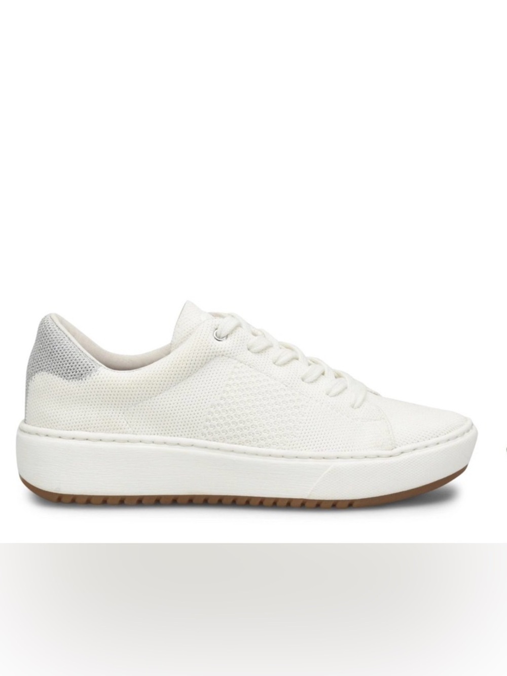 Sofft Waylyn Women’s White Knit Lace-Up Sneakers - Picture 2 of 8